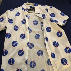 NASA buttondown